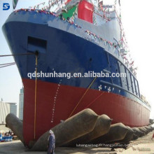 Airbag gonflable flottant marin de fournisseur d&#39;usine de Qingdao pour le lancement de bateau